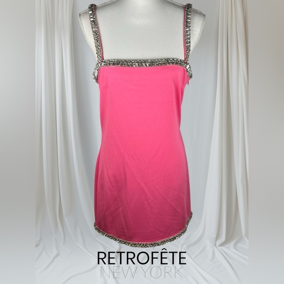 Retrofete | Regina Mini Pink Dress | NWT! - Picture 3 of 8